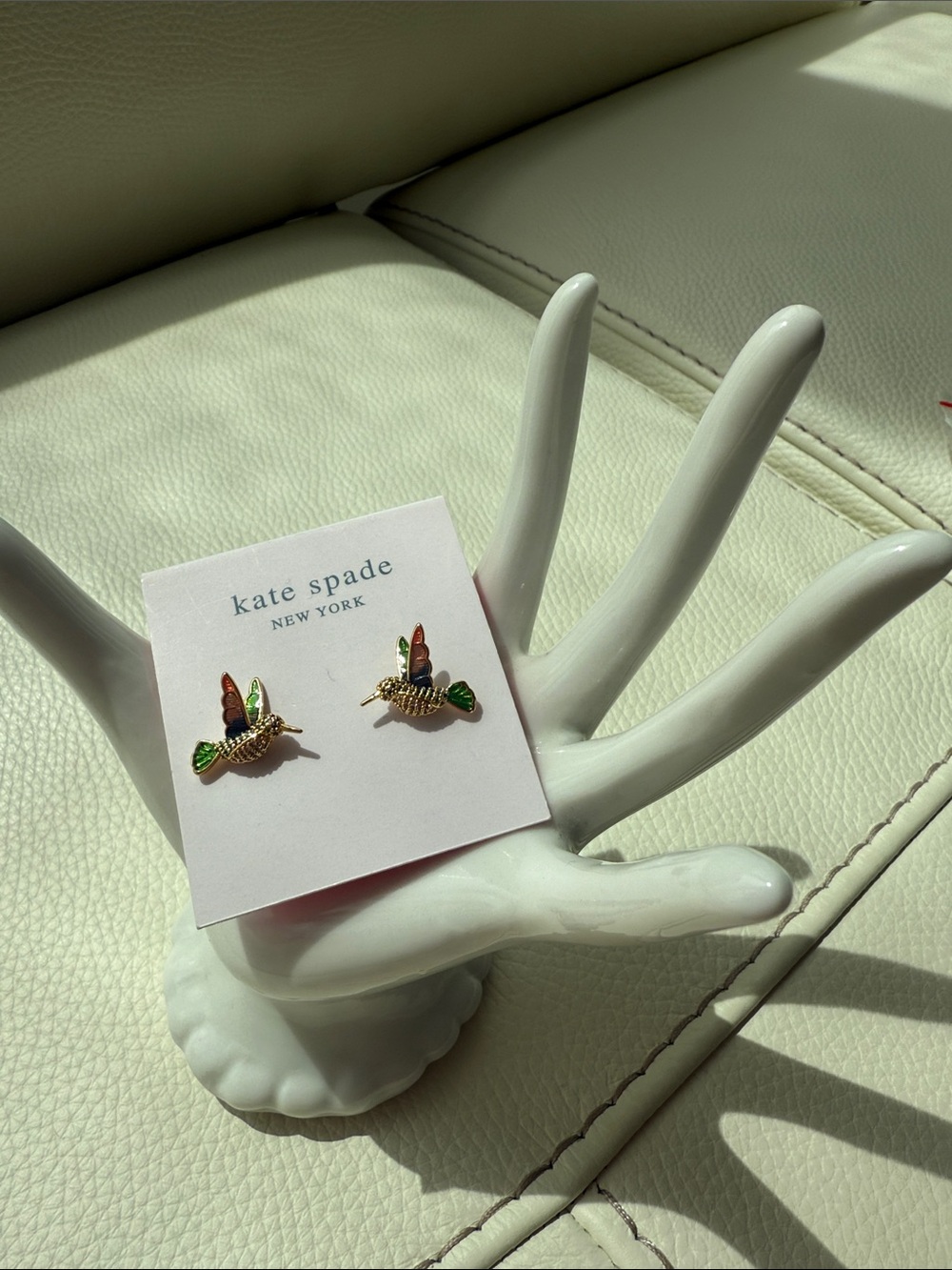 Kate Spade Dazzling Daisy Hummingbird Studs